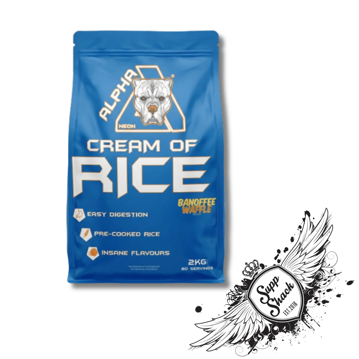 Alpha Neon - Cream of Rice | Easy-Digesting Carb Source
