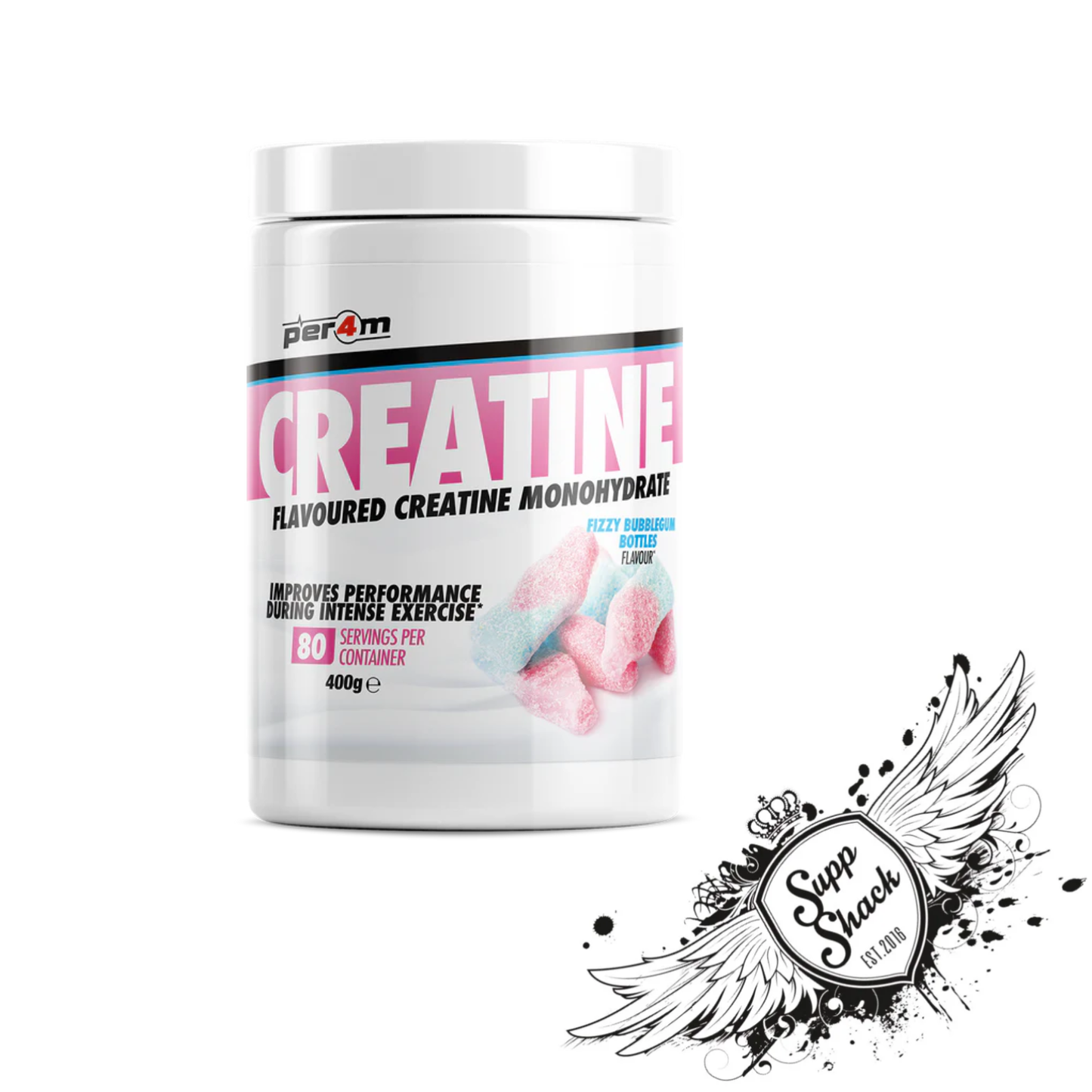 per4m MICRONISED CREATINE 400g